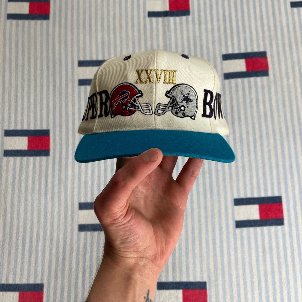 Vintage The Game NFL Super Bowl XXVIII Dallas Cowboys Buffalo Bills SnapBack Hat